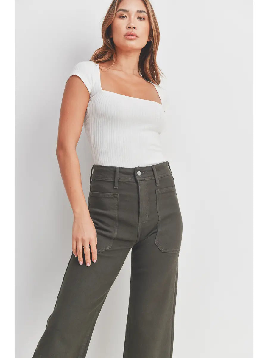 Nautical Wide Leg Jean - Mimi & Rae