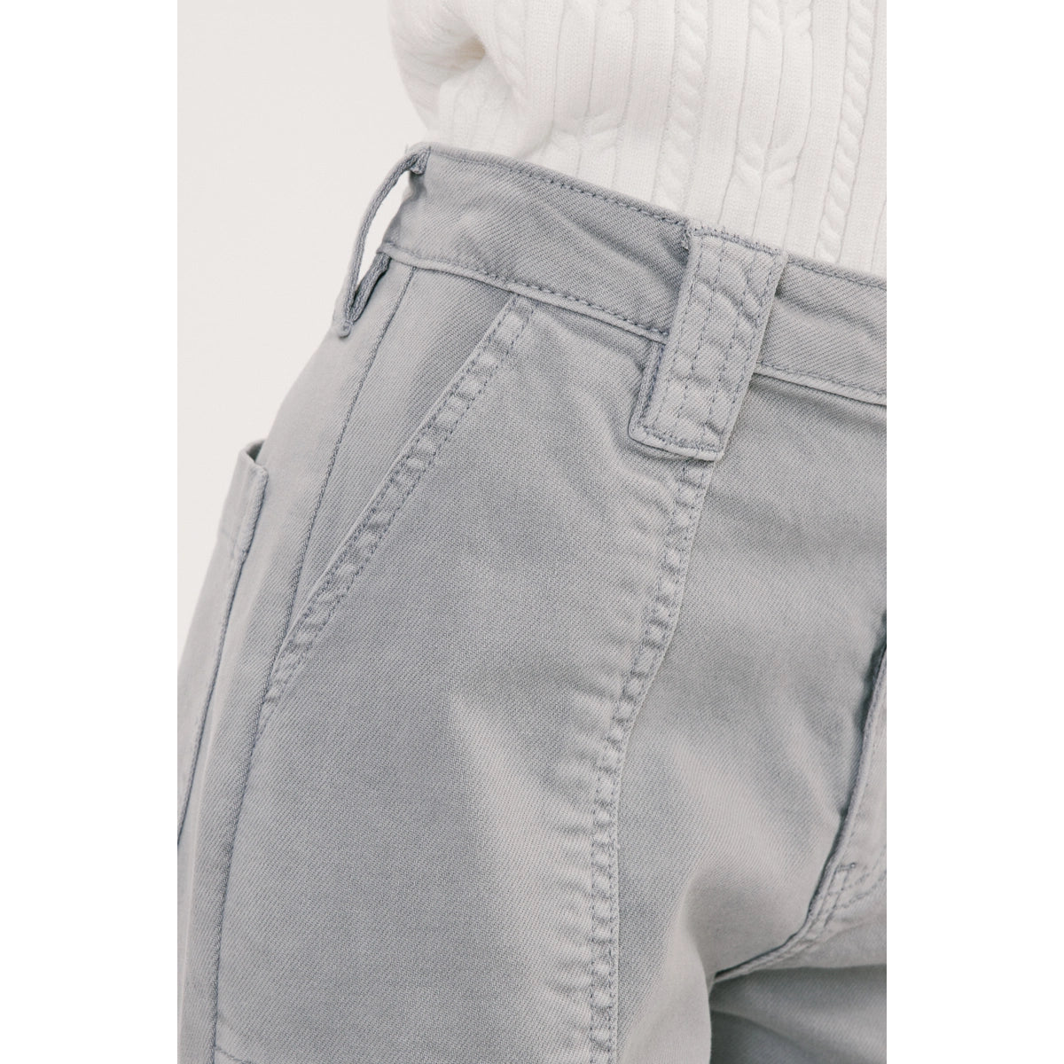 High Rise Joggers Grey - Mimi & Rae