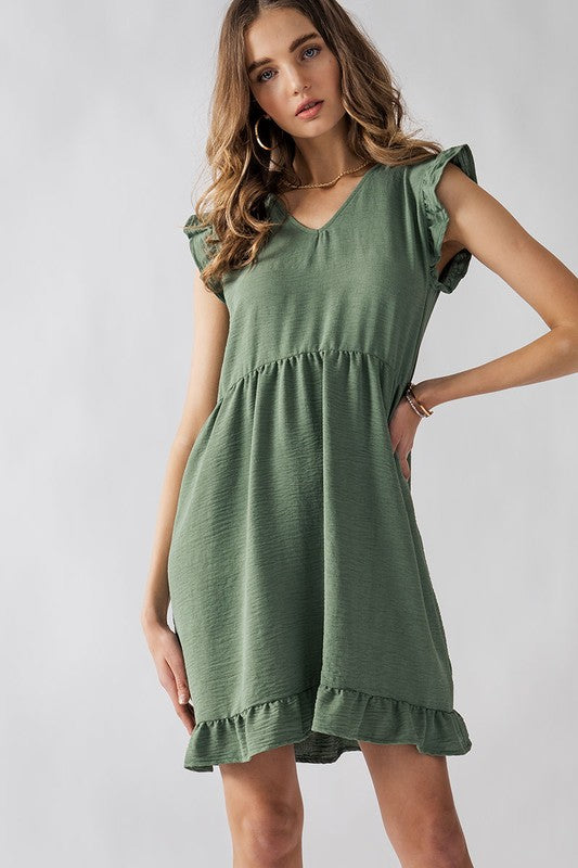 Sunny Days Ruffled Dress - Mimi & Rae