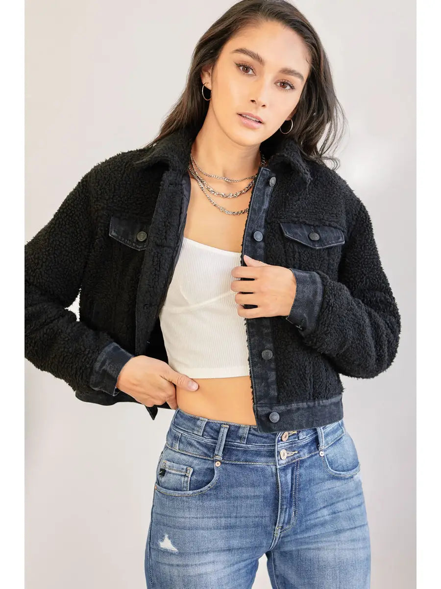 Sherpa Denim Jacket