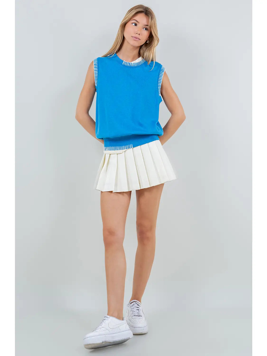 Pleated Skort