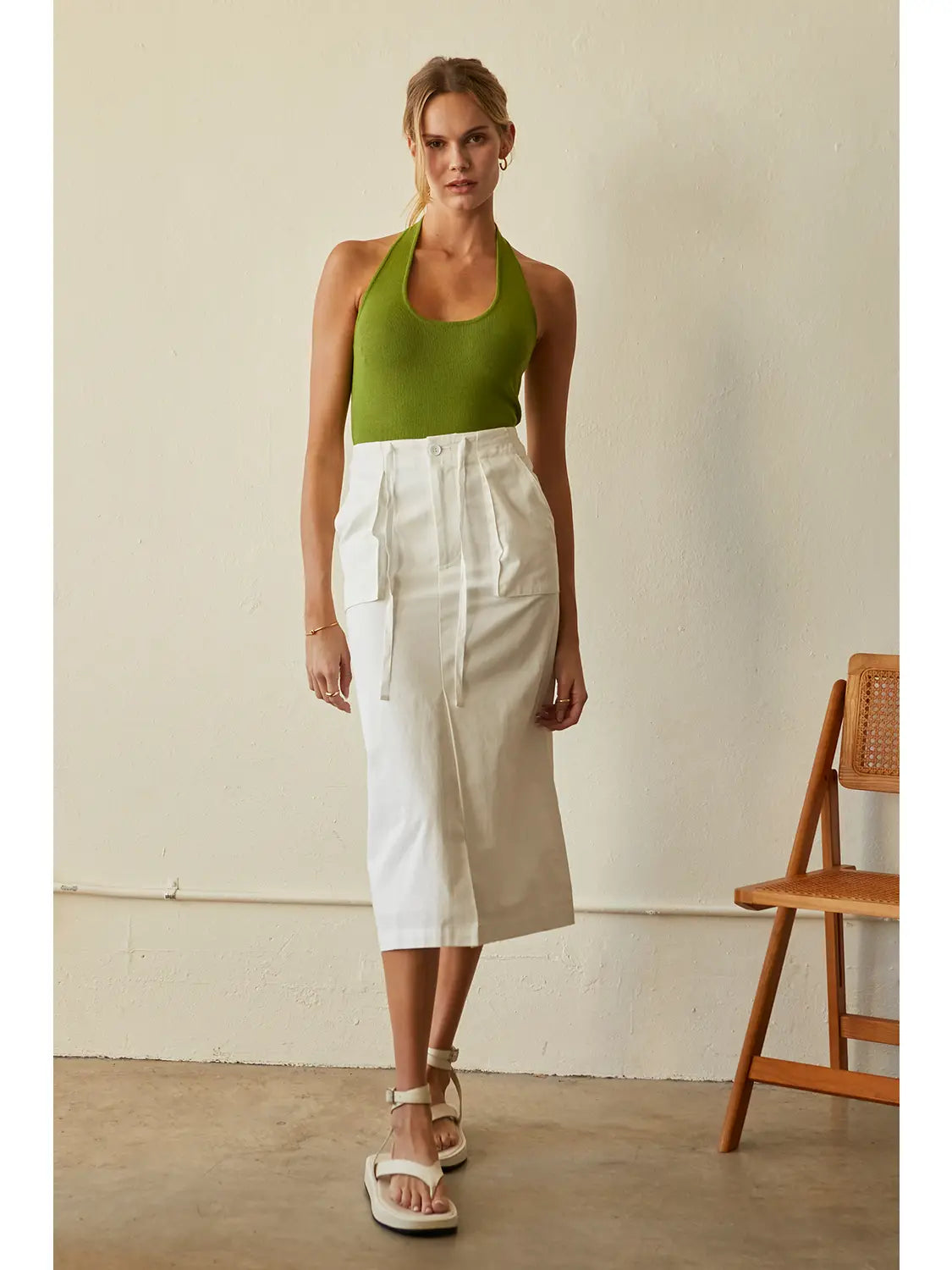 Utility Midi Skirt