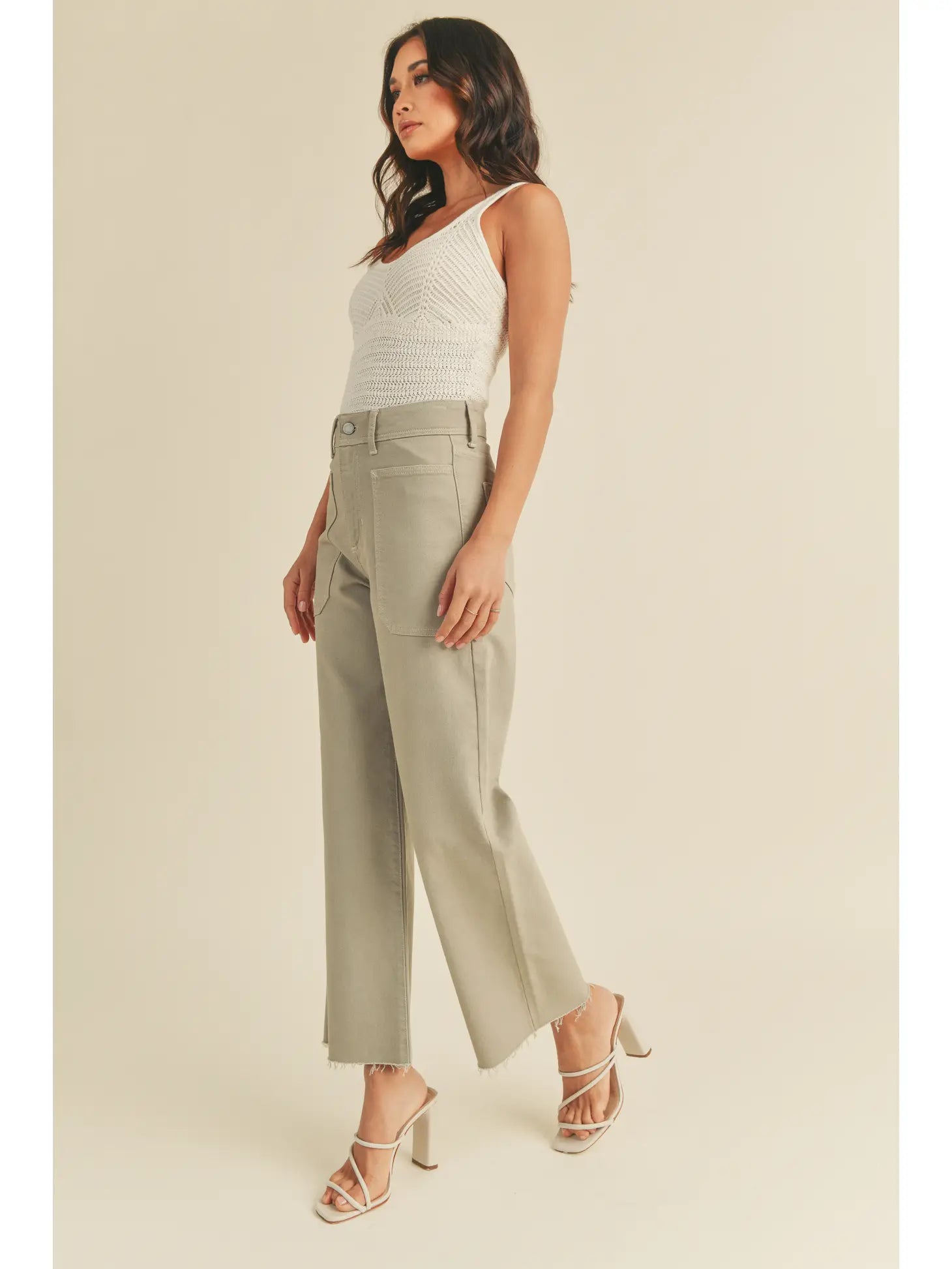 Nautical Wide Leg Jean - Mimi & Rae