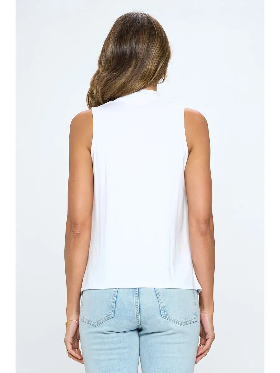 Cowl Neck Jersey Tank