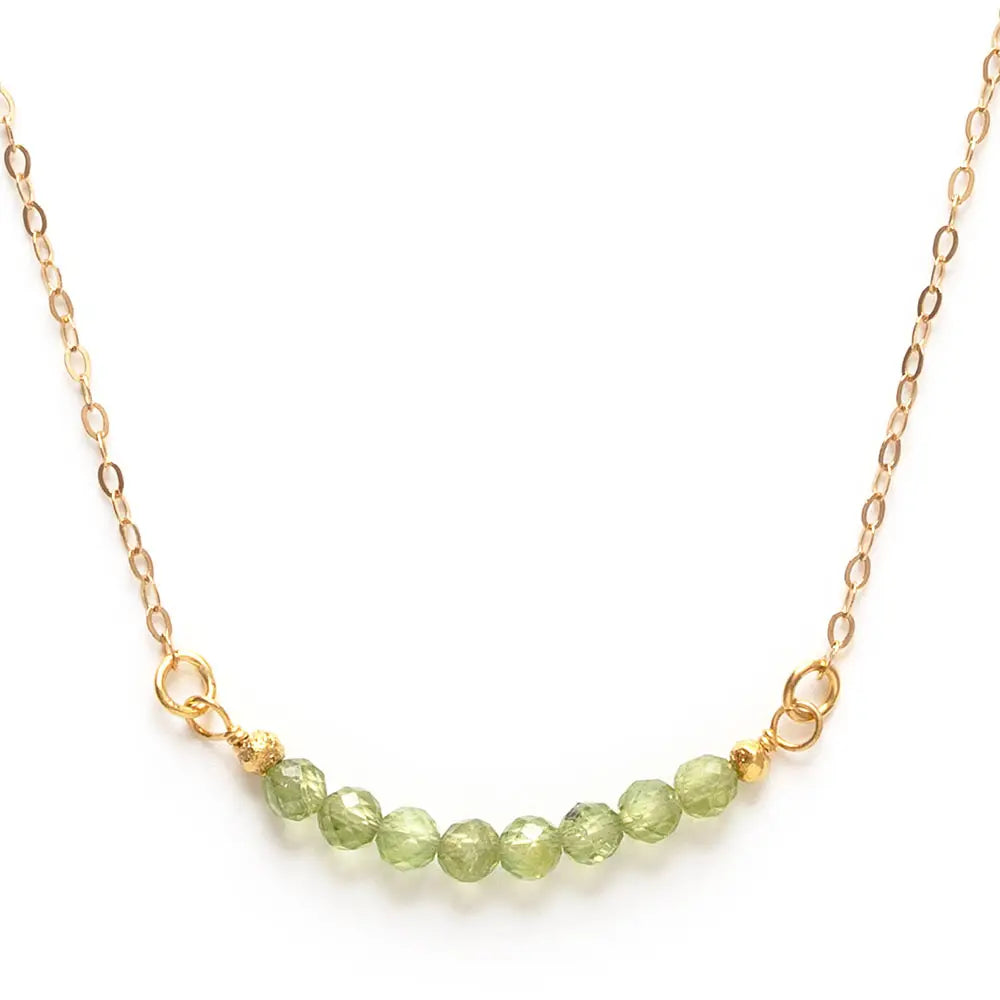 Gemstone Pebble Necklace