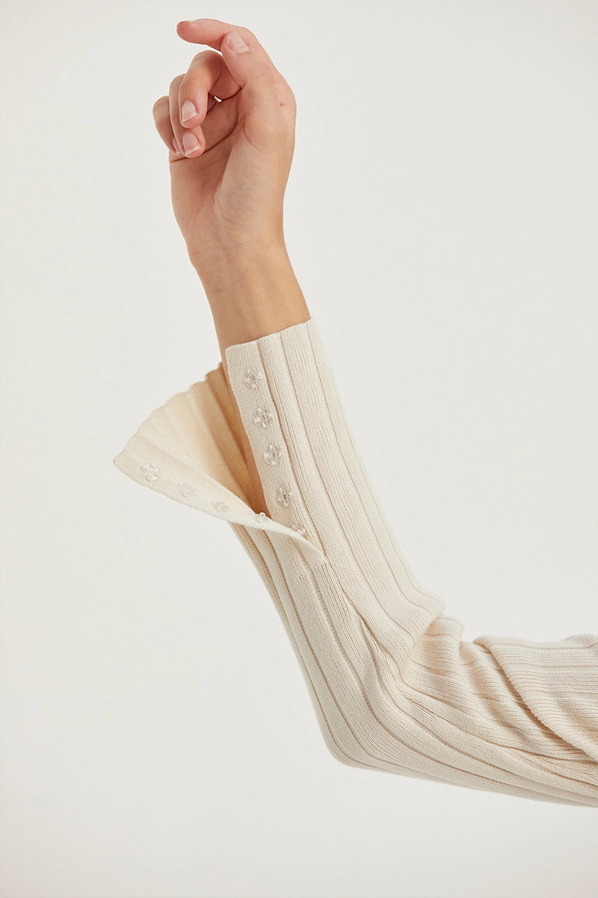 Danielle Rib Knit Asymmetrical Top - Mimi & Rae