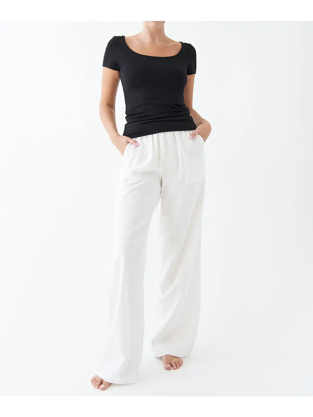 Bamboo Cotton Linen Pant - Mimi & Rae
