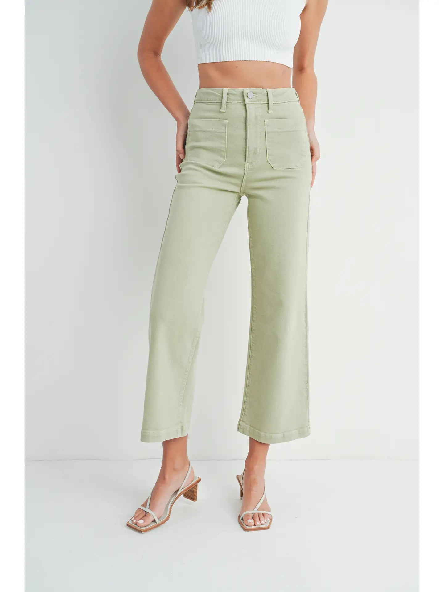 Sage Patch Pocket Pant - Mimi & Rae