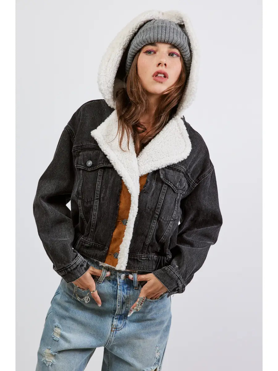 Denim Suede Jacket