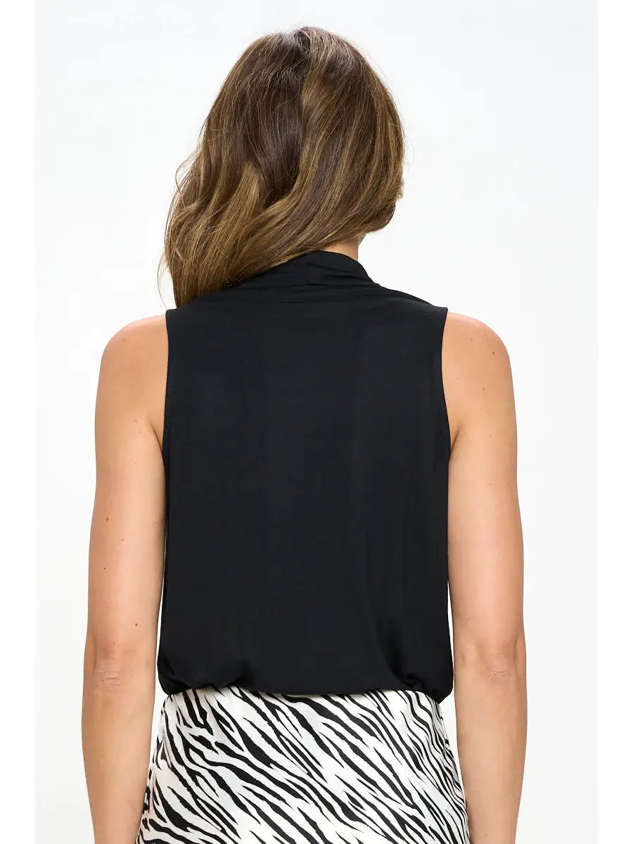 Cowl Neck Jersey Tank