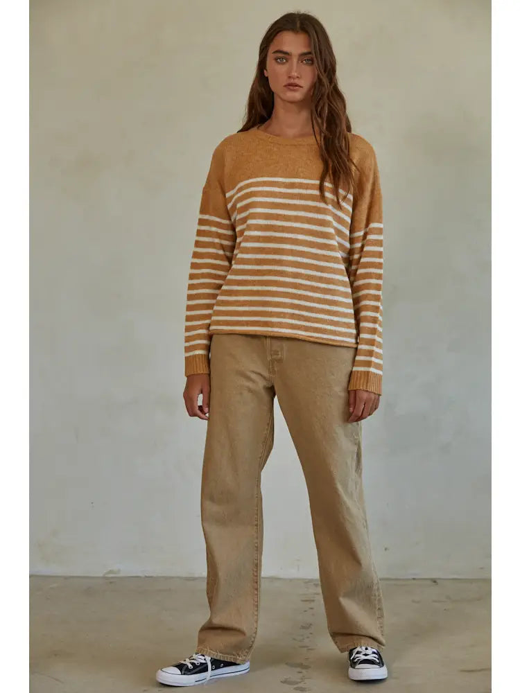 Odette Striped Pullover