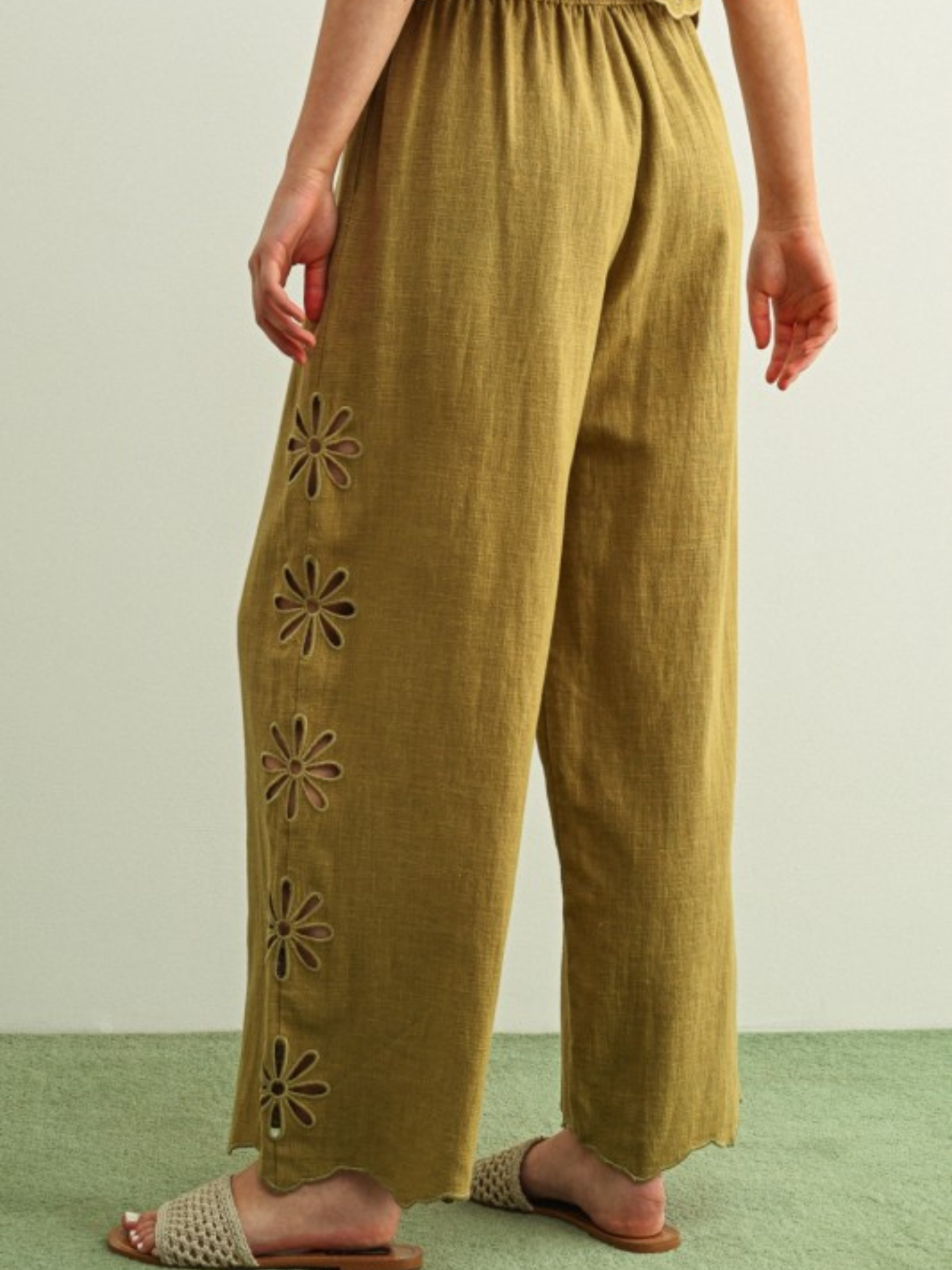 Peggy Embroidered Pant - Mimi & Rae