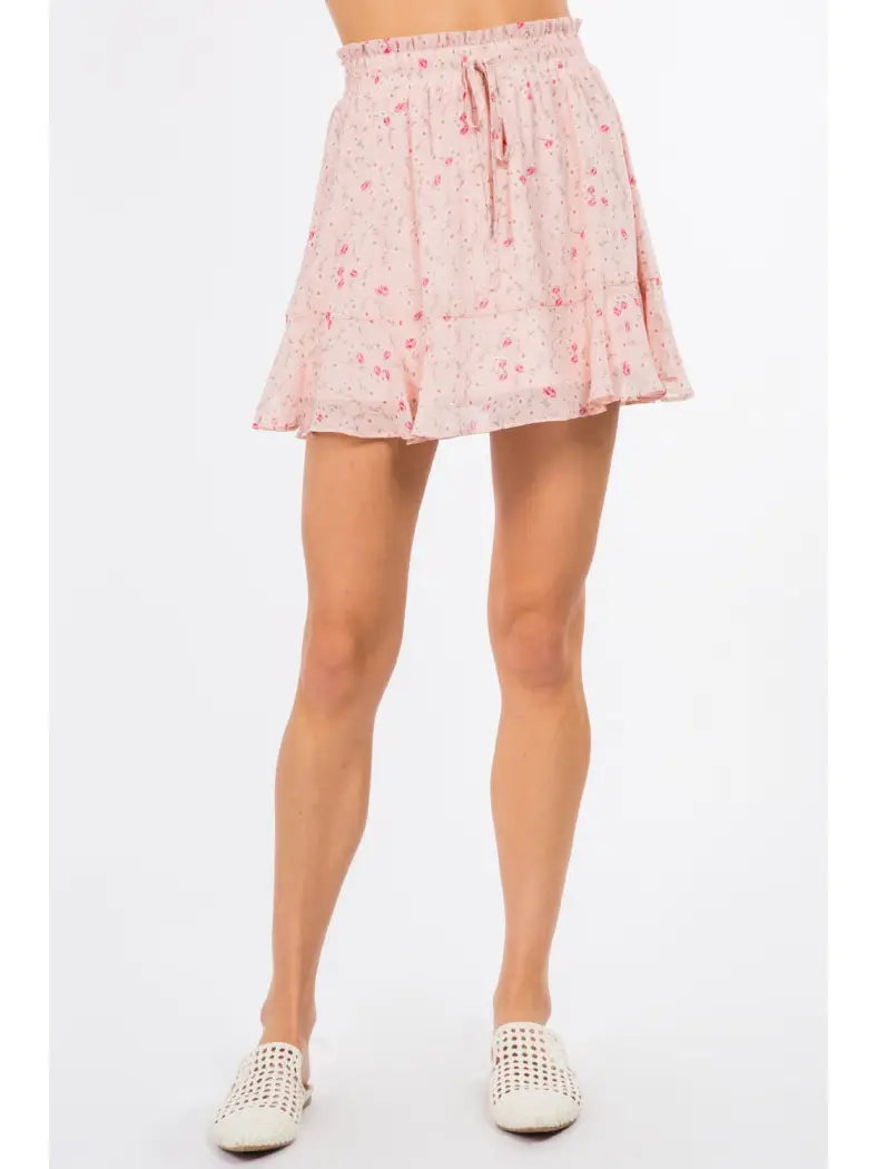 Ditsy Floral Mini Skirt