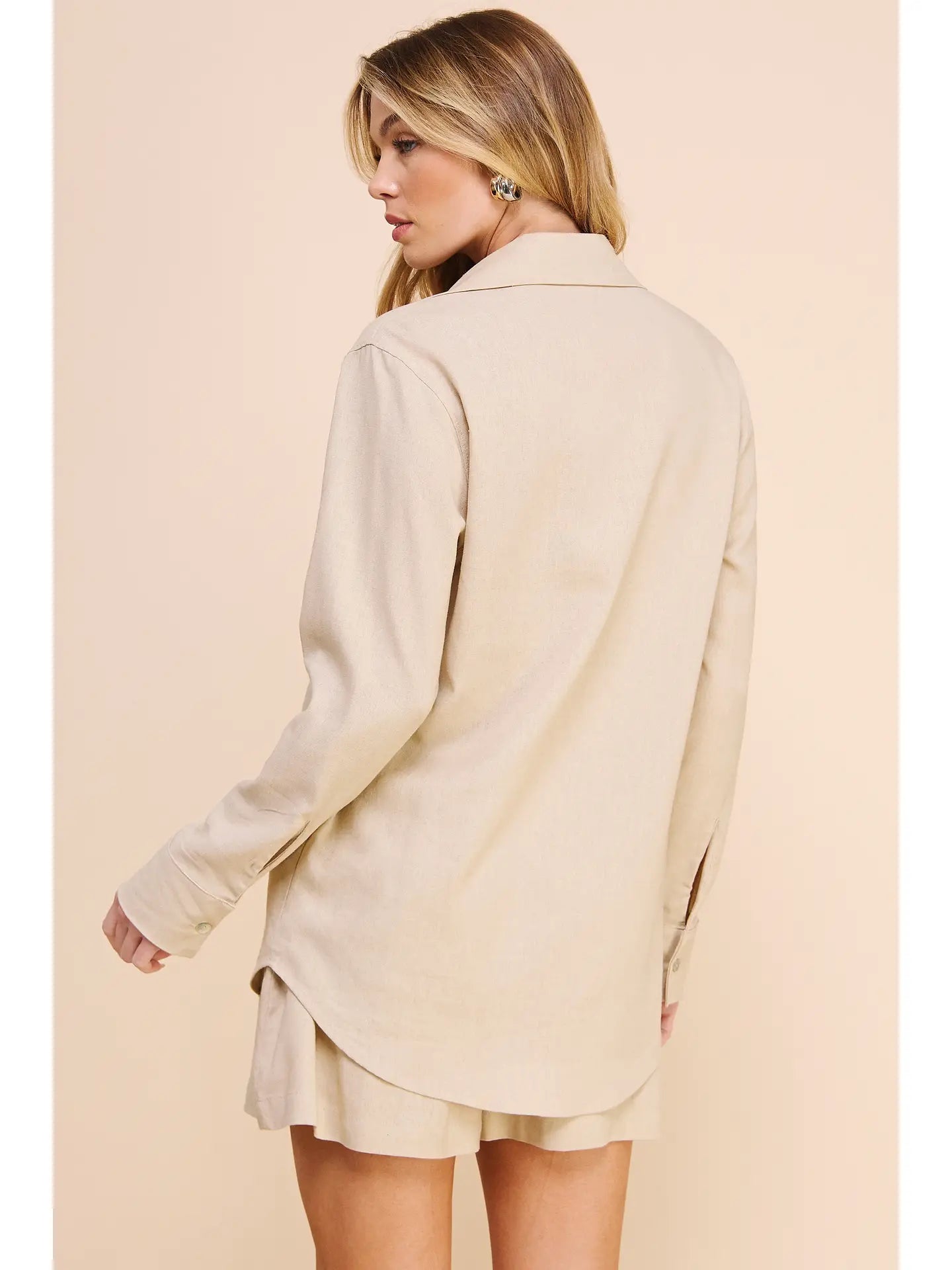 Linen Button Down - Mimi & Rae