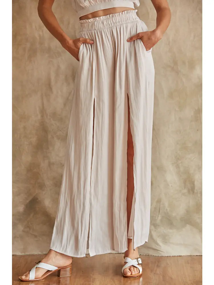 Split Leg Trousers - Mimi & Rae