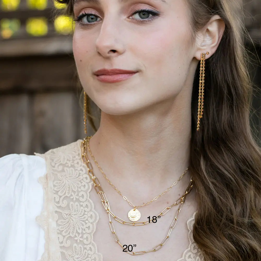 Paperclip Chain 20" Necklace - Mimi & Rae