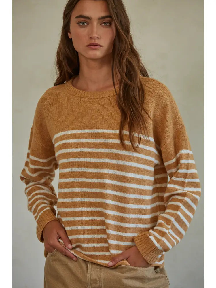 Odette Striped Pullover