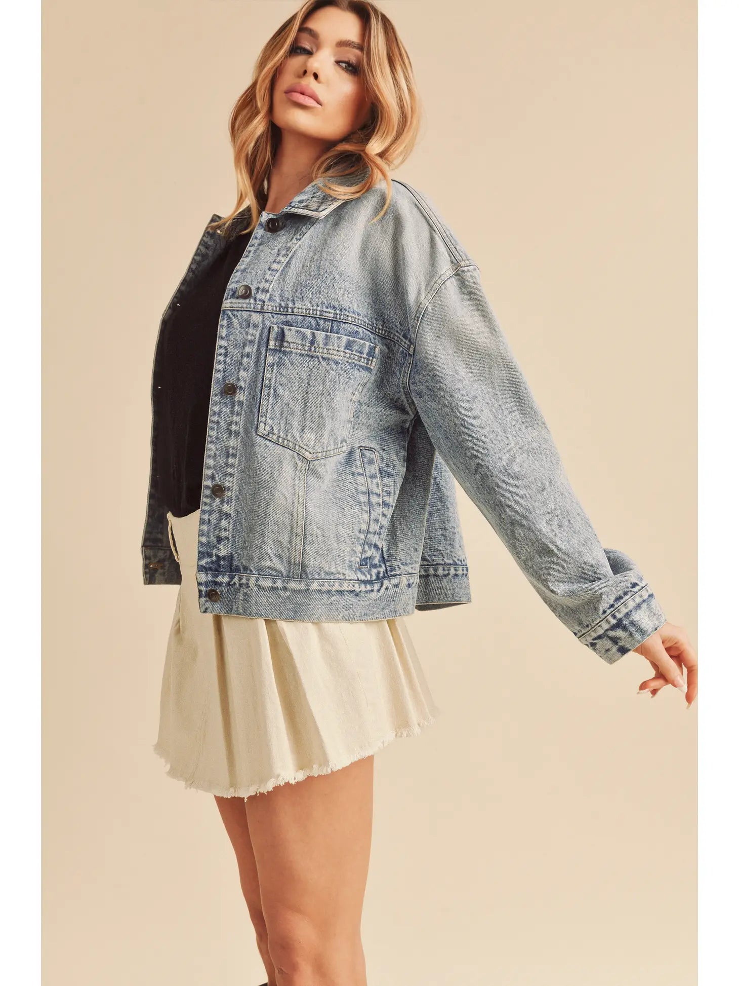 Gayla Denim Jacket - Mimi & Rae