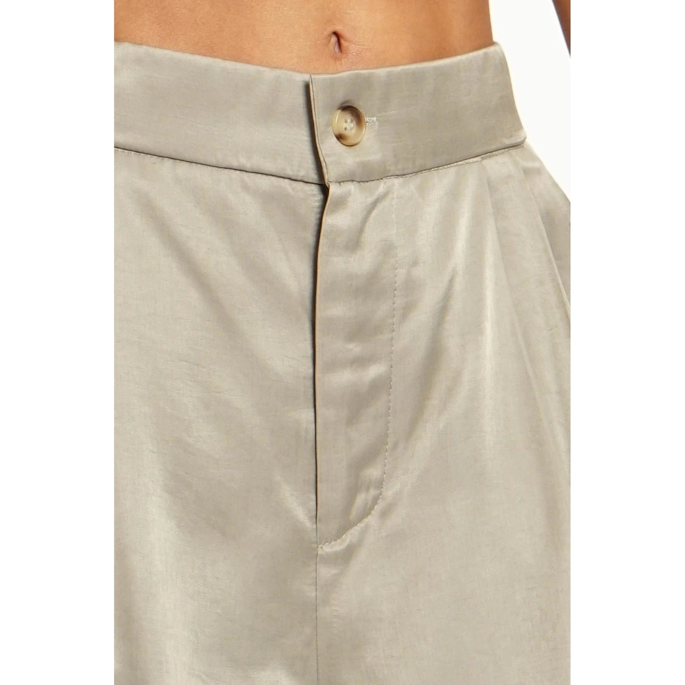 Pleated Satin Shorts - Mimi & Rae