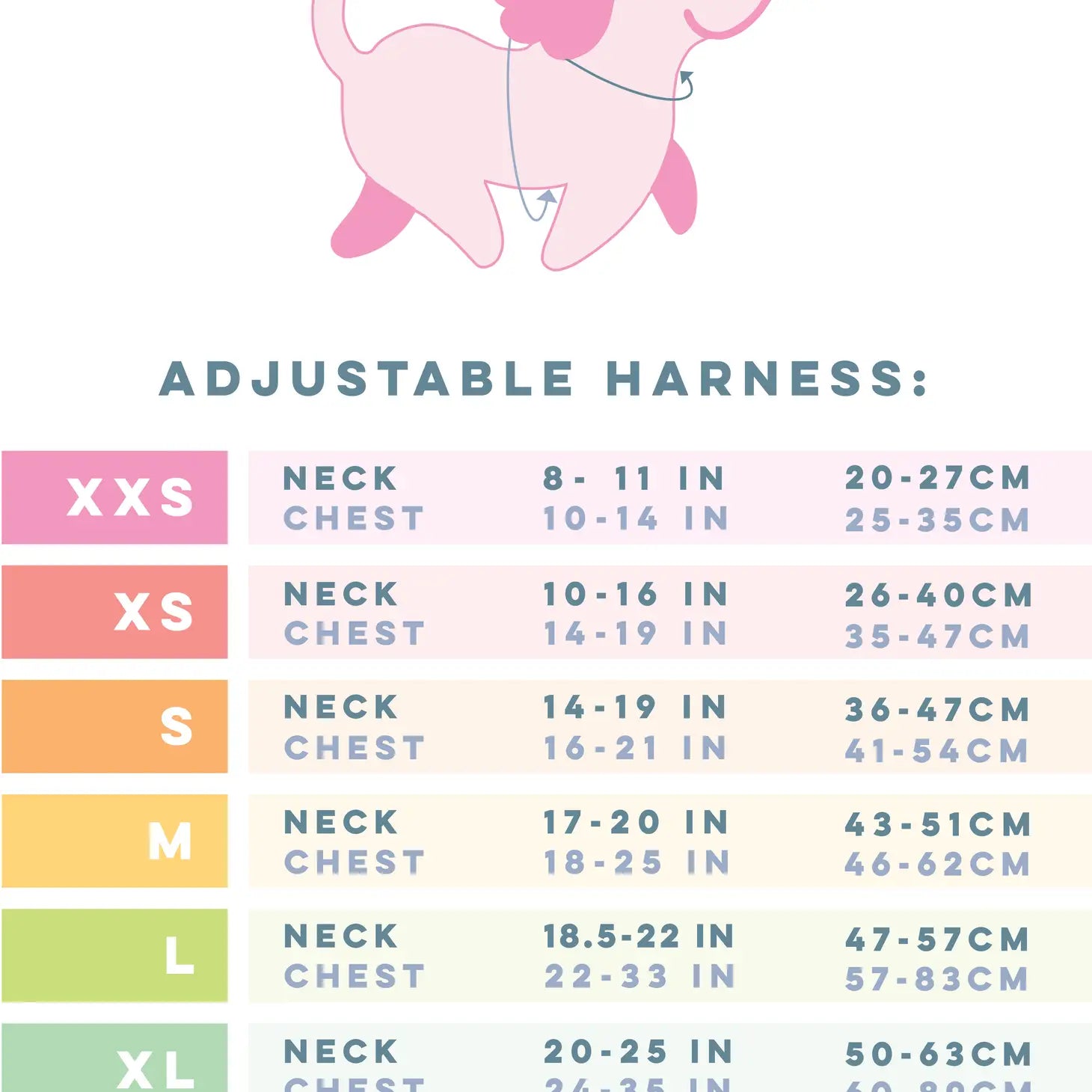 Dog Adjustable Harness - Mimi & Rae