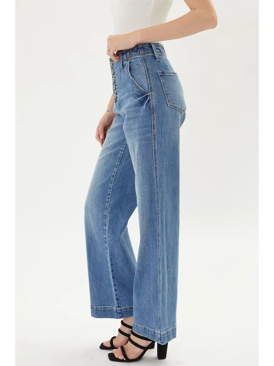 High Rise Wide Leg