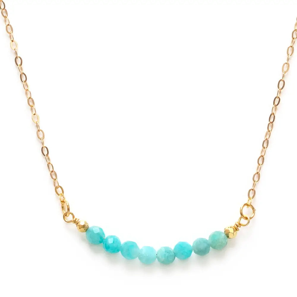 Gemstone Pebble Necklace