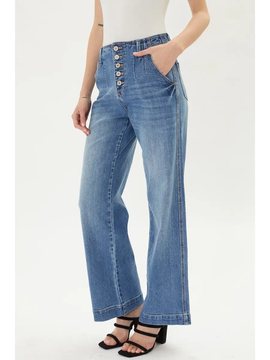 High Rise Wide Leg