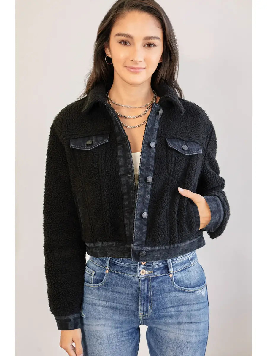 Sherpa Denim Jacket
