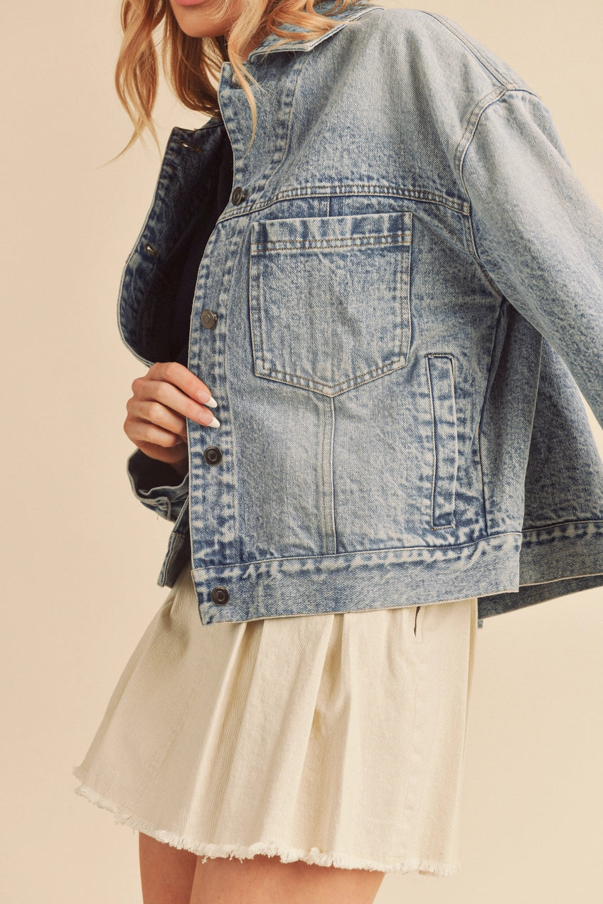 Gayla Denim Jacket - Mimi & Rae