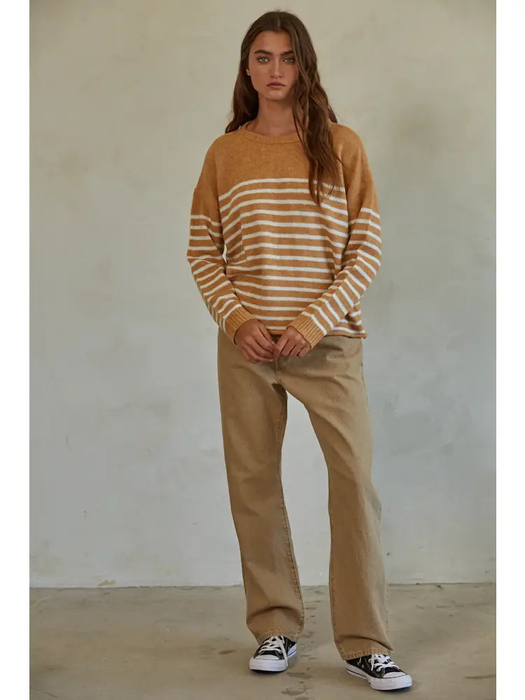 Odette Striped Pullover