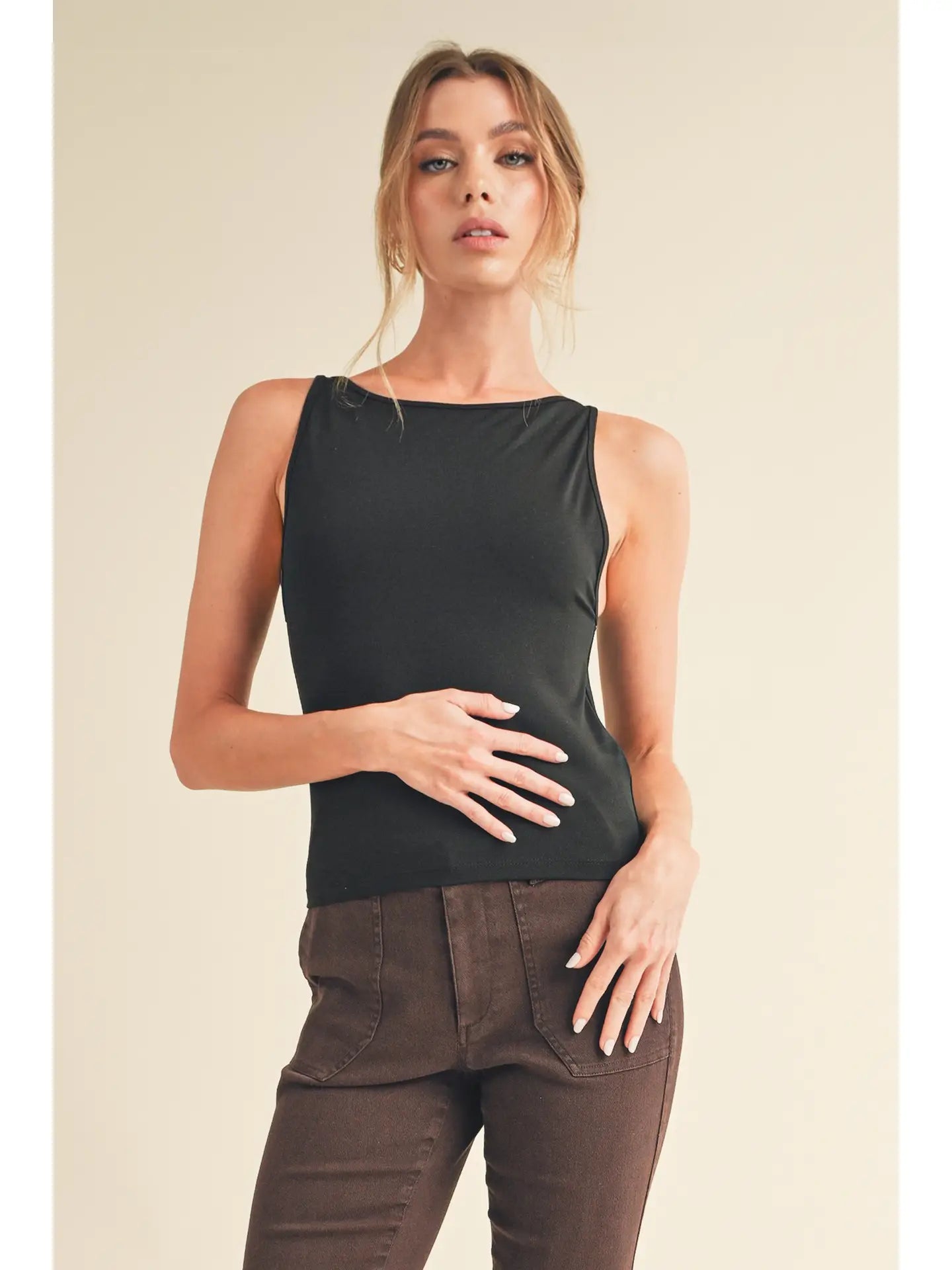 Rodi High Neck Tank - Mimi & Rae