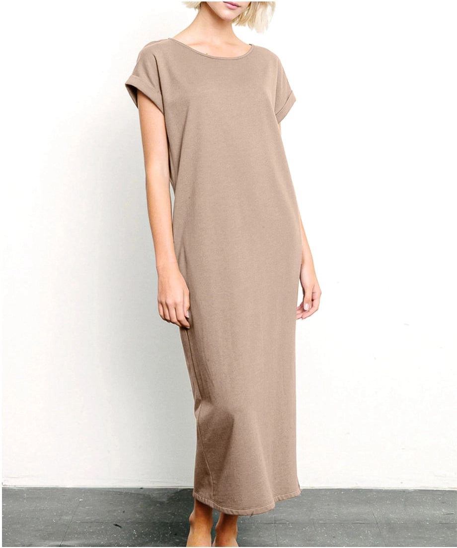 Organic Hemp Side Slit Dress