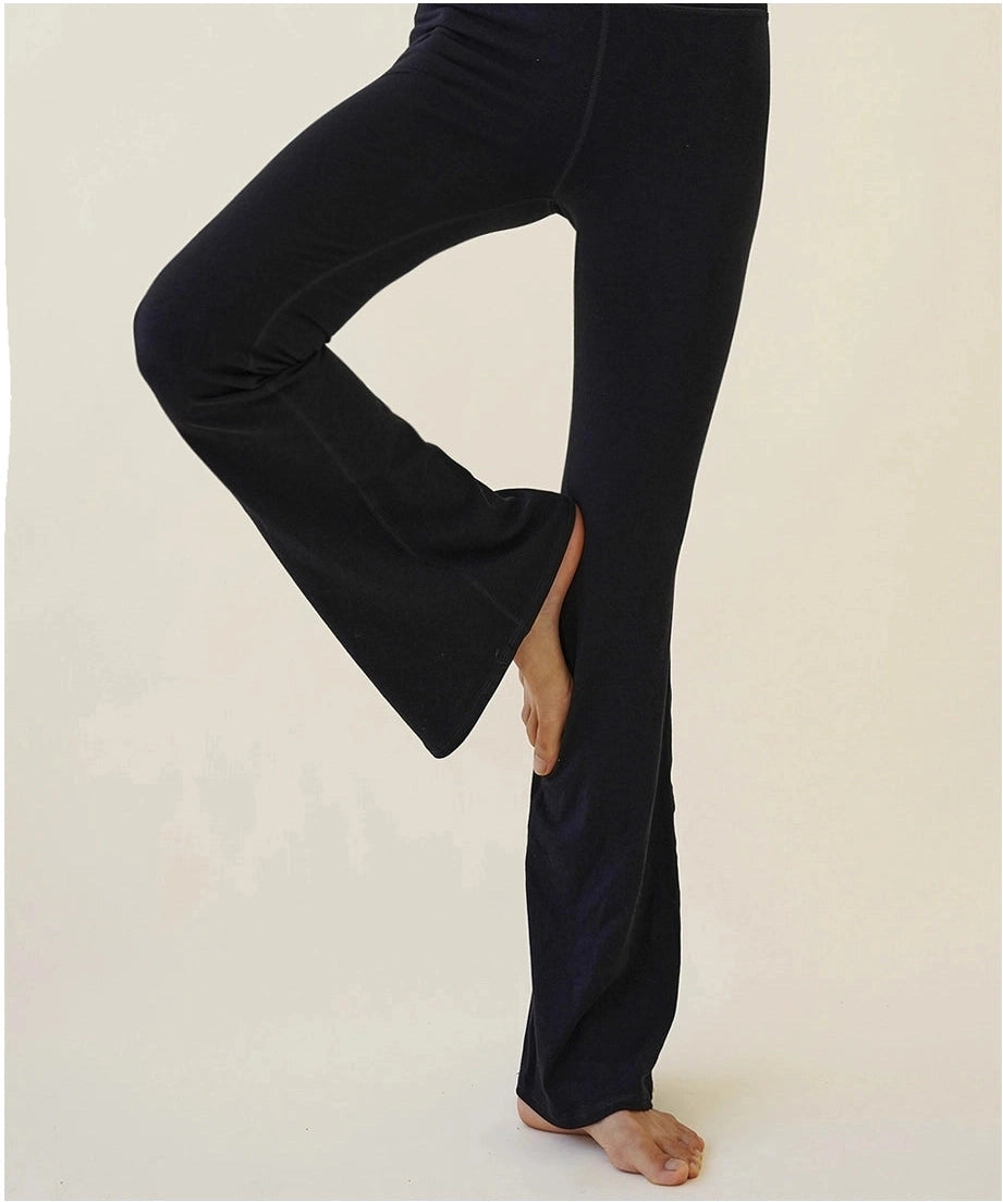 Bamboo Cotton Bell Bottom Leggings - Mimi & Rae