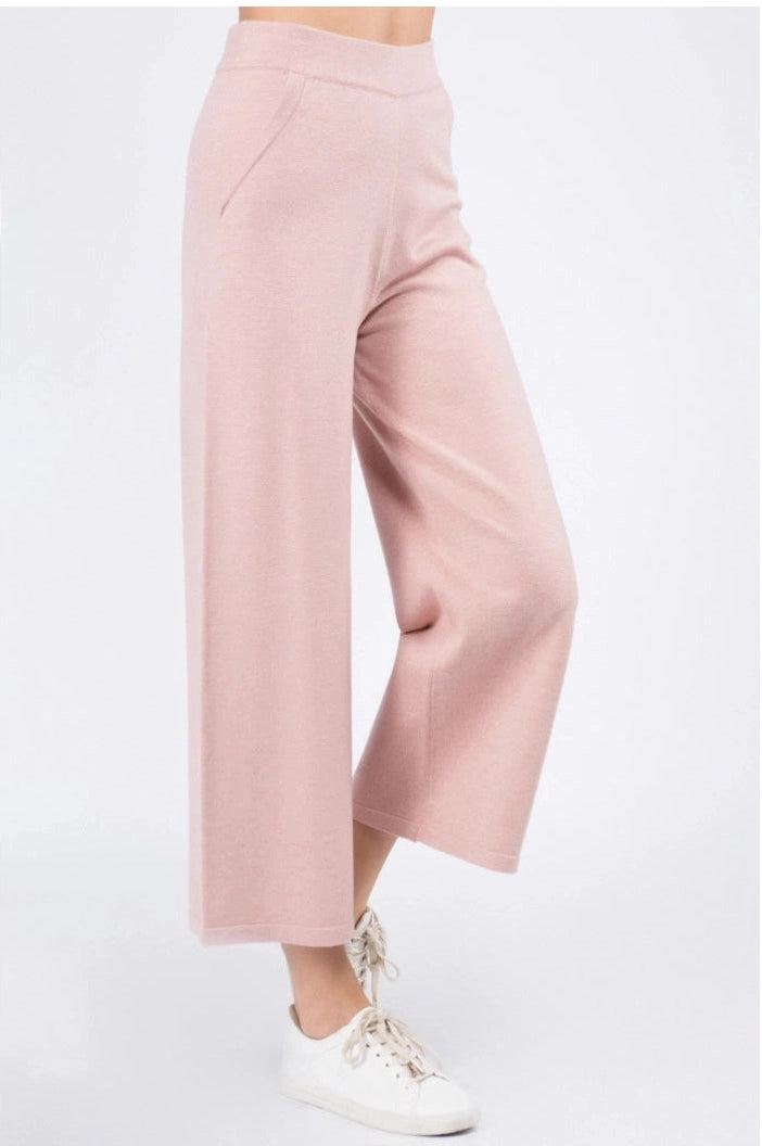 Cropped Sweater Pants