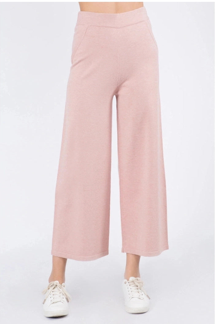 Cropped Sweater Pants