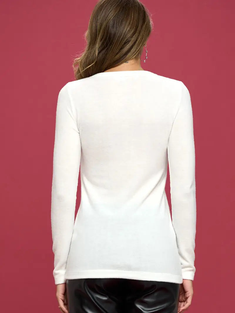 Brushed Knit Long Sleeve T - Mimi & Rae