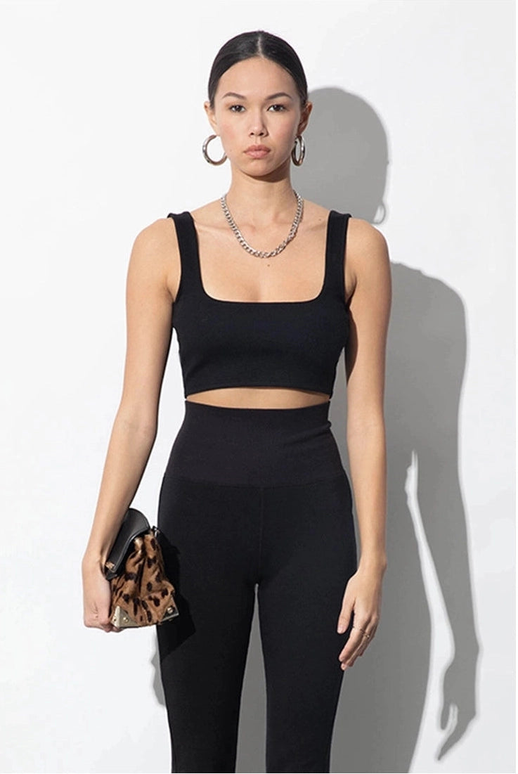 Demi Modal Rib Cropped Tank