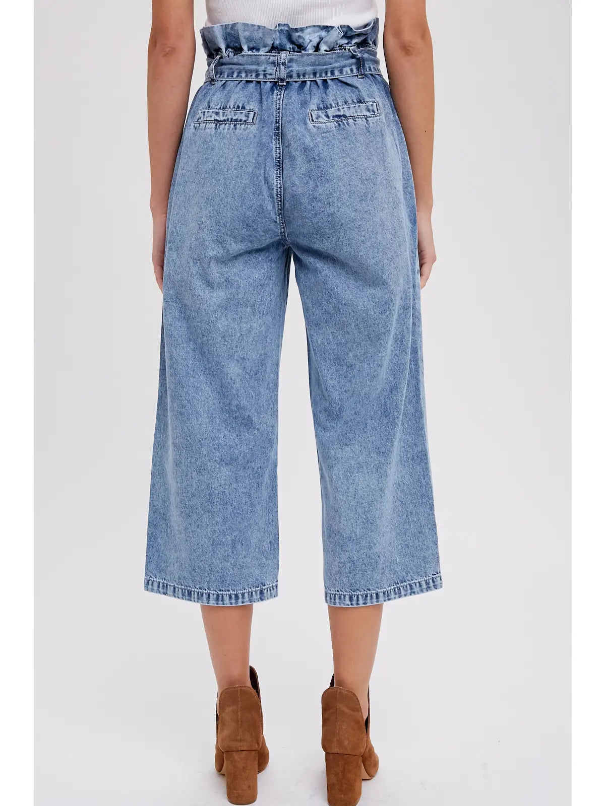 Belted Paperbag Culottes - Mimi & Rae