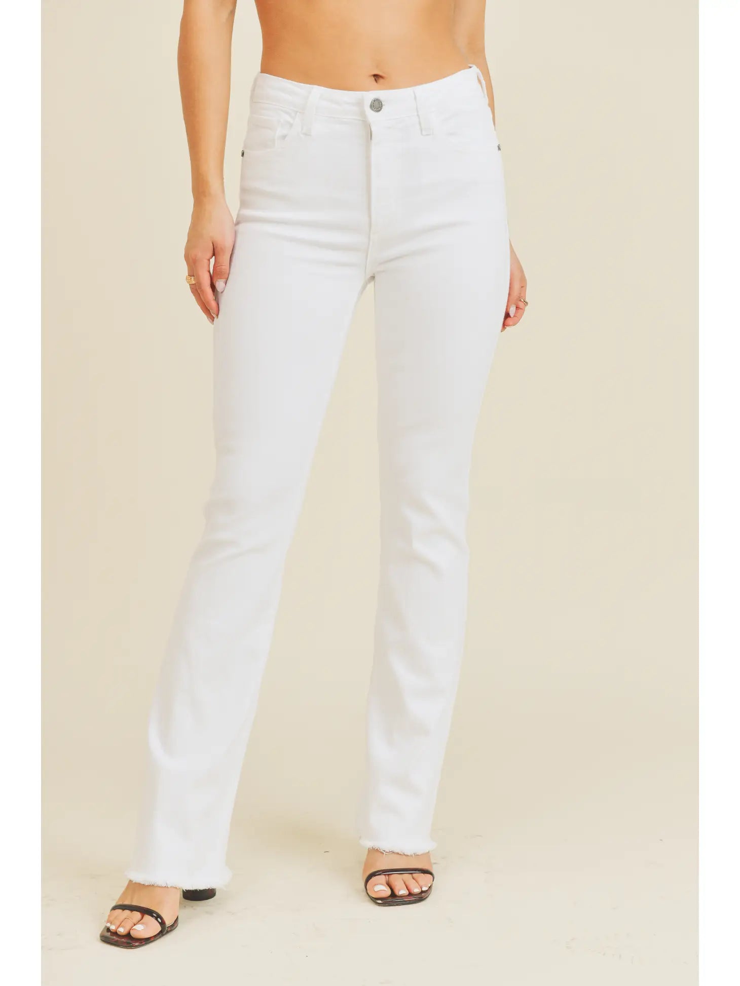 Classic Bootcut Jean in White