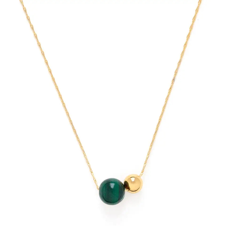 Gemstone Orbit Necklace - Mimi & Rae
