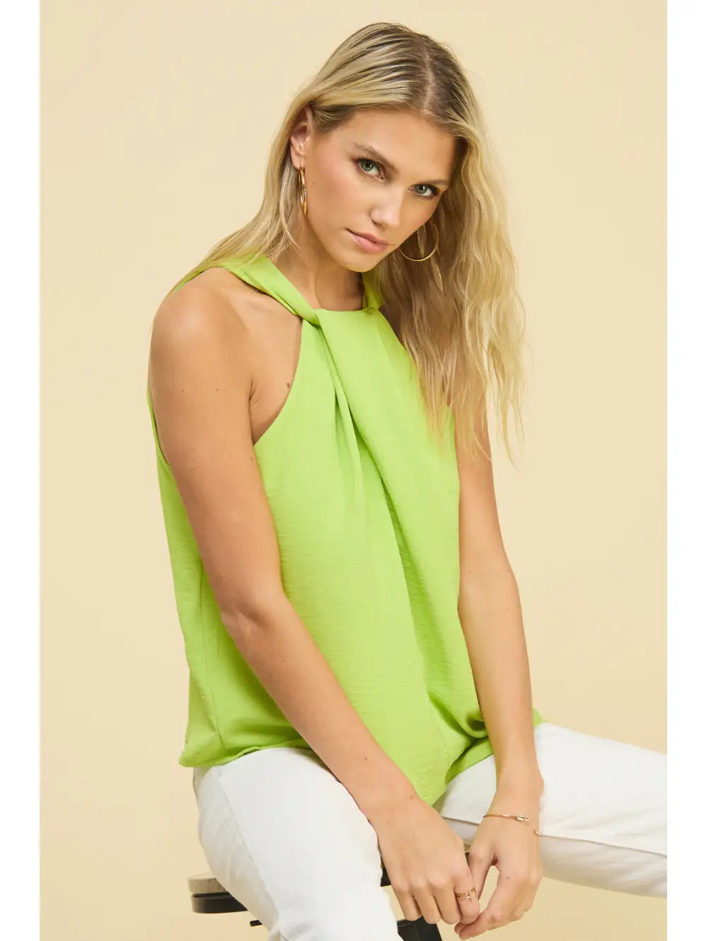 Crossover Halter Top