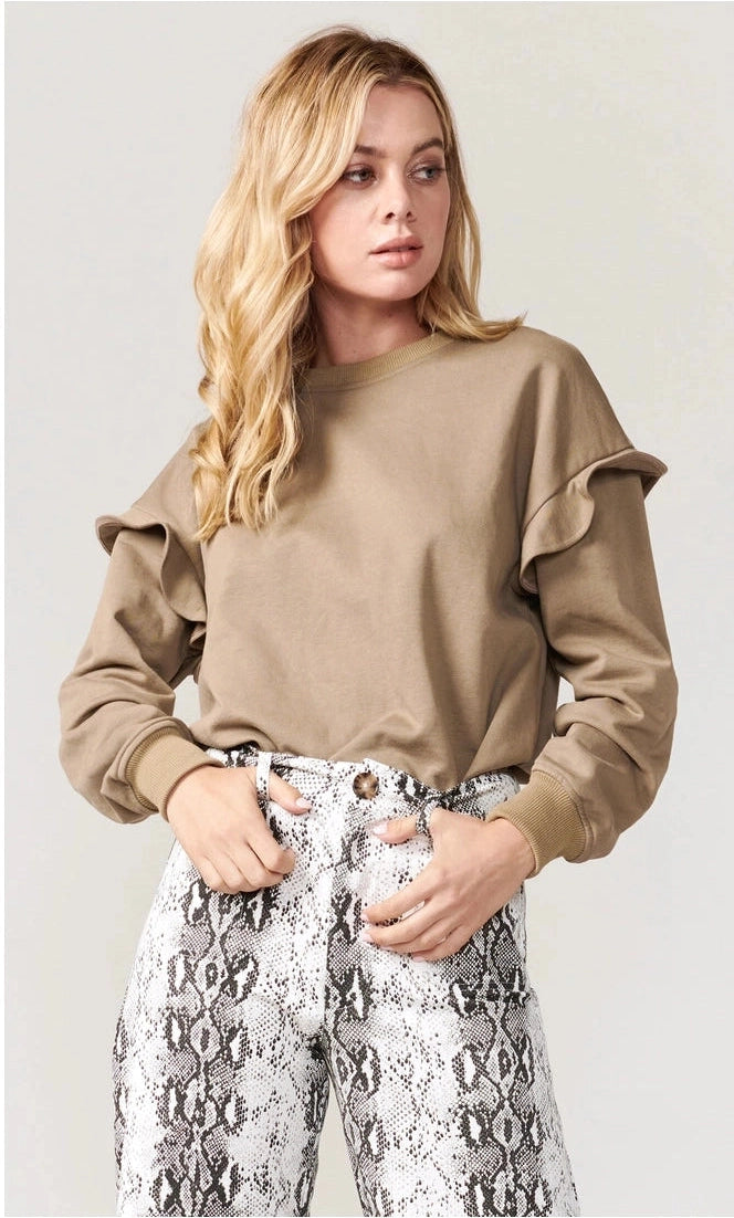 Jamison Drop Shoulder French Terry Sweatshirt