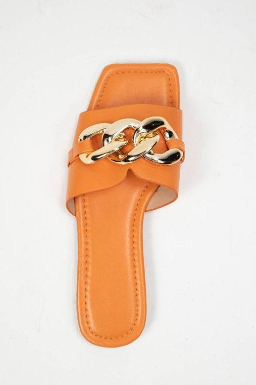 Chain Slides in Orange