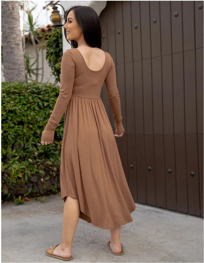 Long Sleeve Maxi Dress