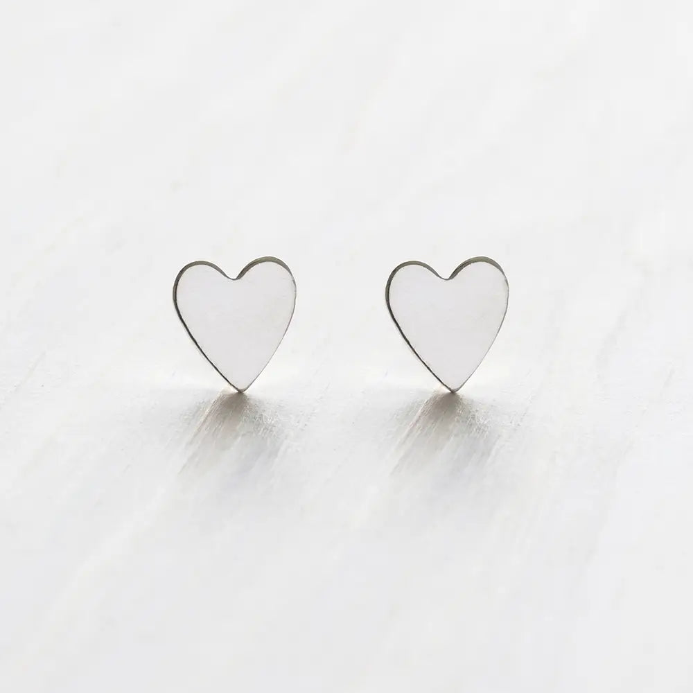Heart Stud Earrings