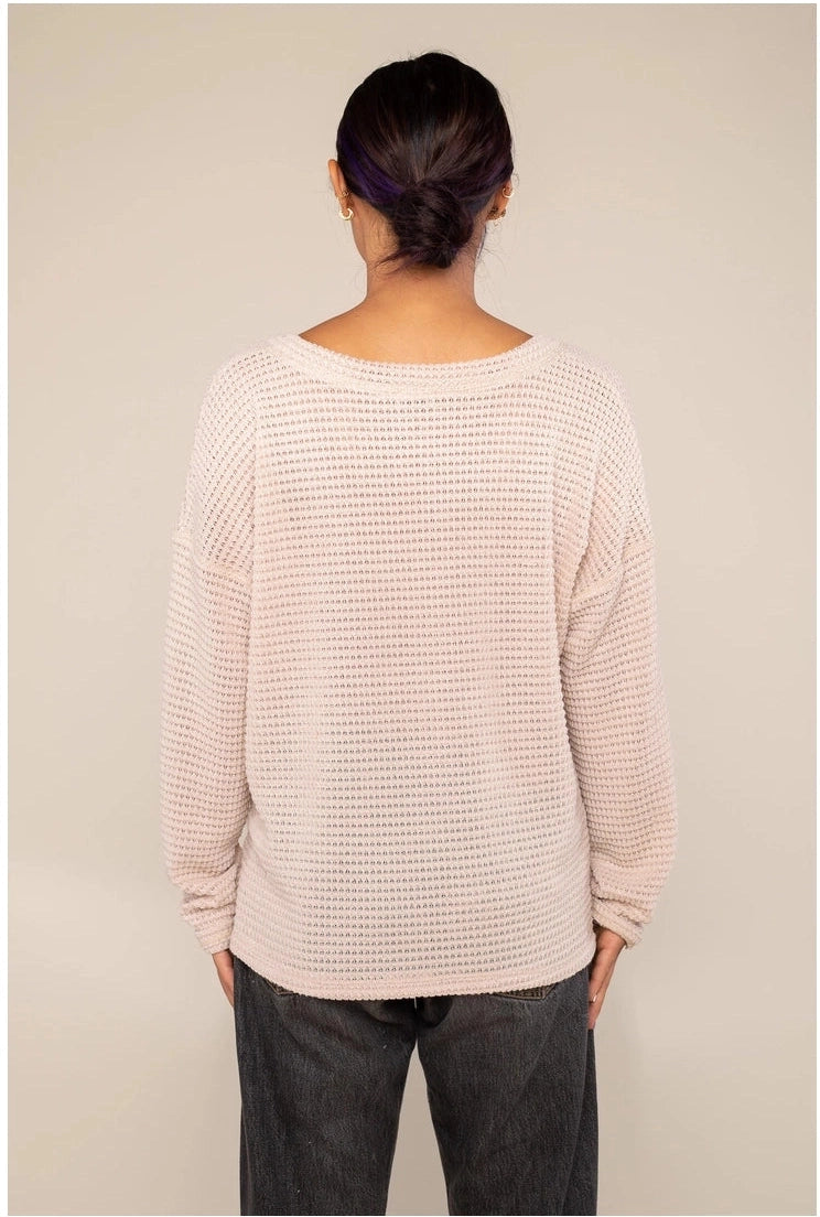 Waffle Pullover