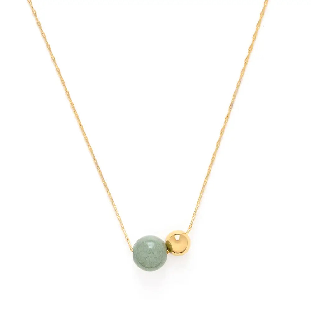Gemstone Orbit Necklace - Mimi & Rae