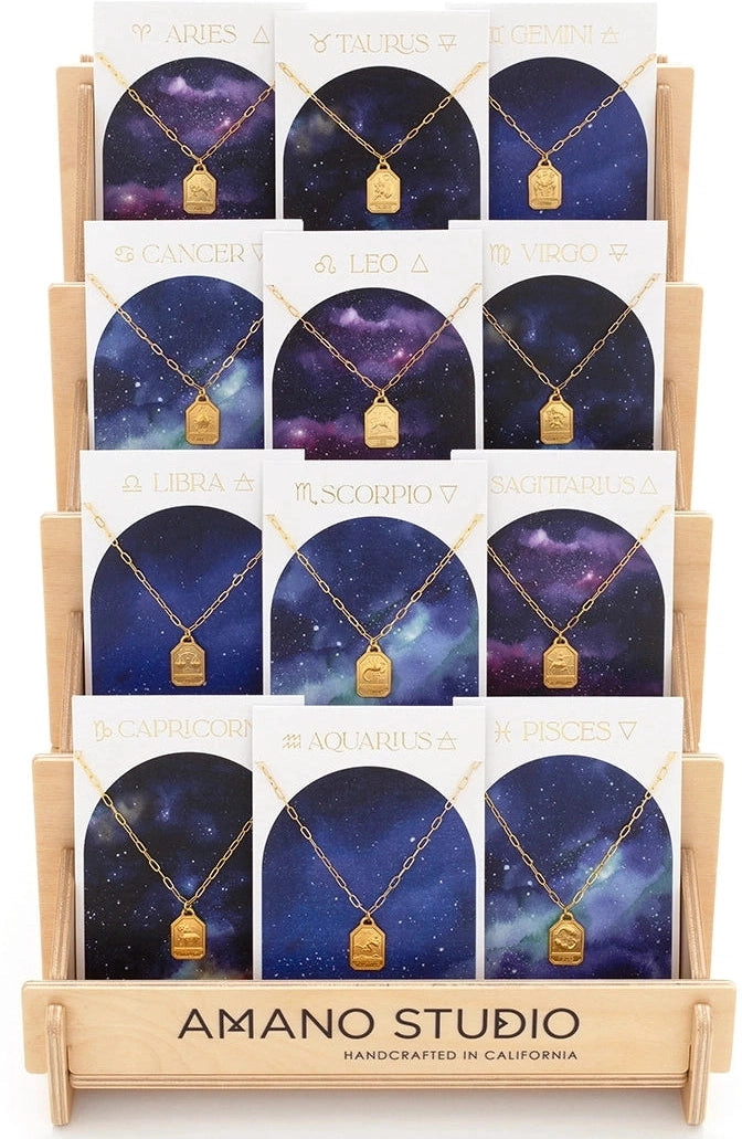 Zodiac Dog Tag Necklaces