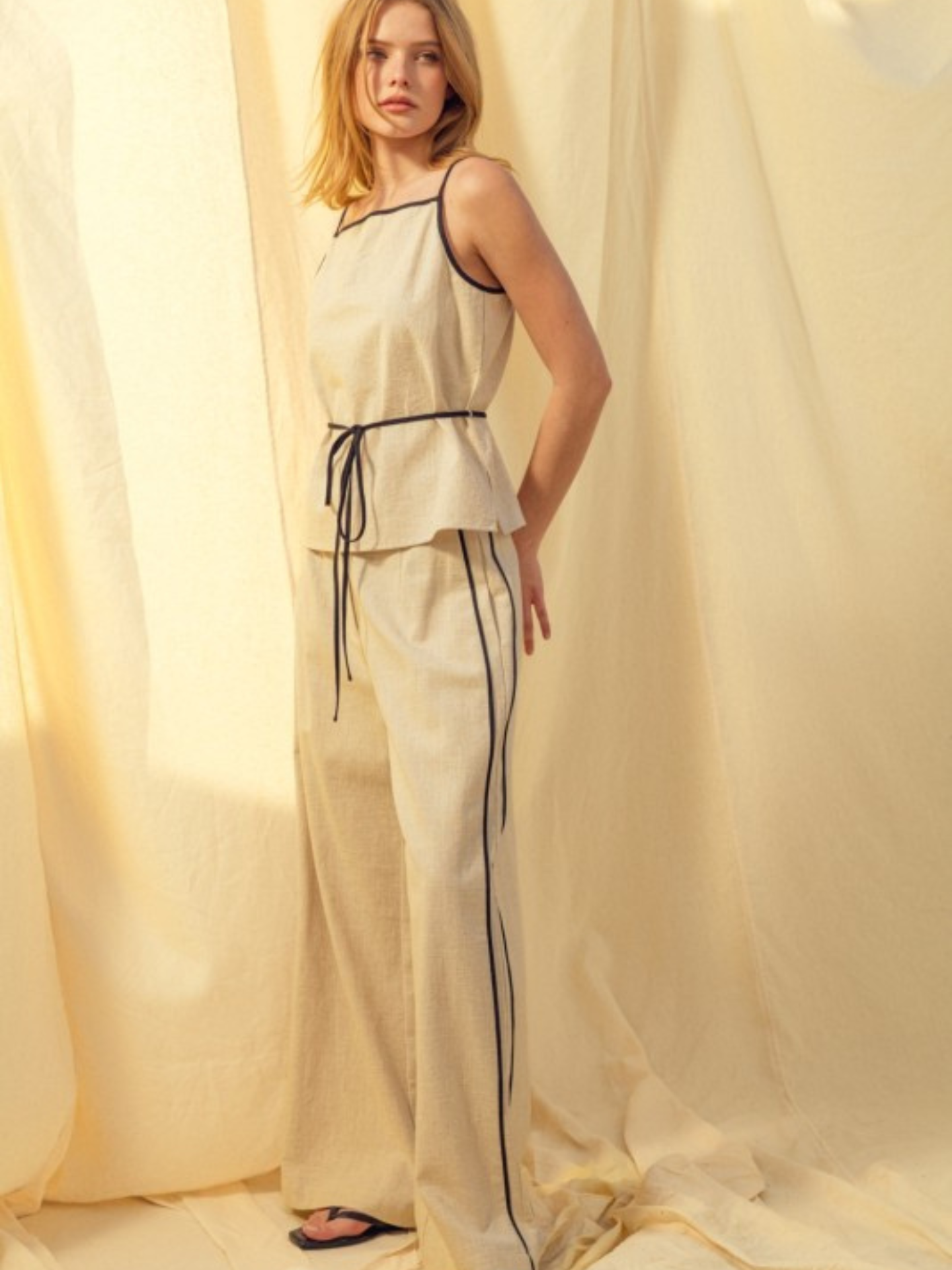 Carolyn Linen Top - Mimi & Rae
