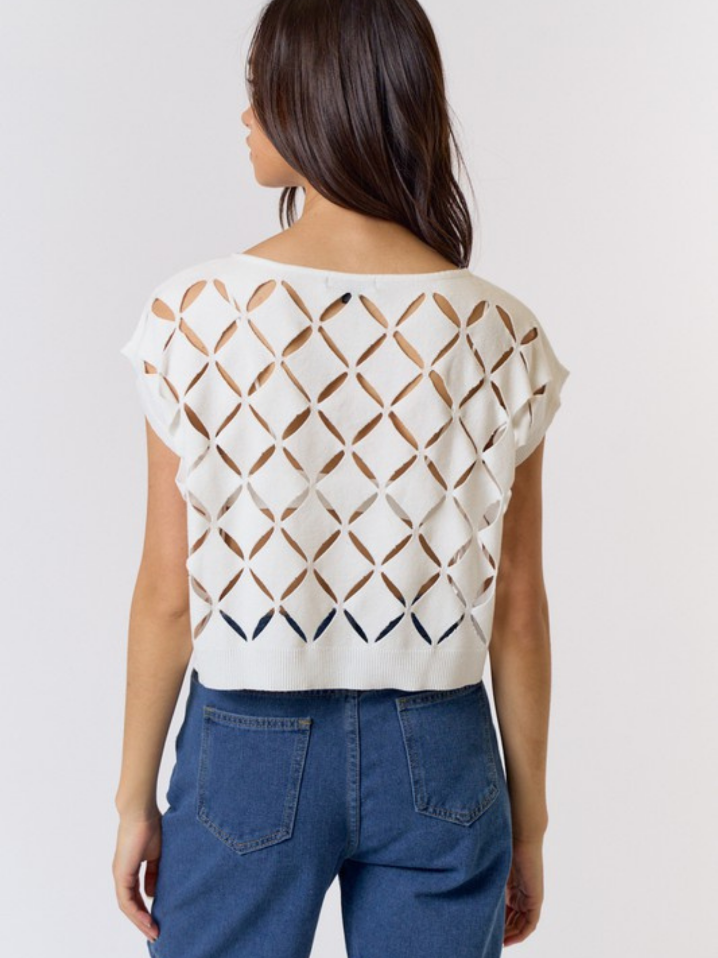 Cutout Sweater Top